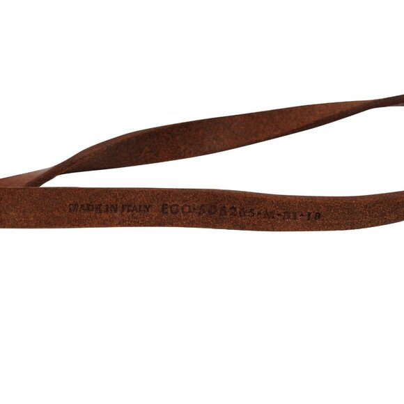 Saint Laurent Opyum YSL Logo Wrap Bracelet Medium Brown Leather Brass Hardware - Picture 10 of 11